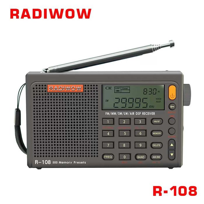 R-108 Radio Scanner AM/FM CB Airband, New, Delivery Within 24/48 Hours.64740897191042123