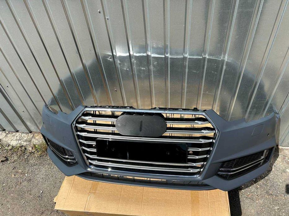Бампер передній Audi A4 B9 S-line в зборі