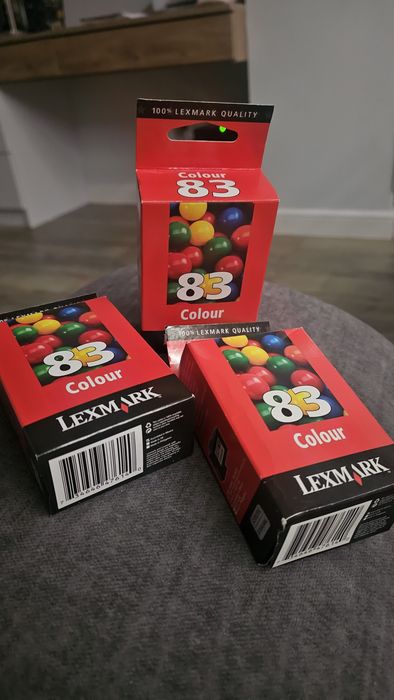 TUSZ LEXMARK 83 KOLOR oryginalny