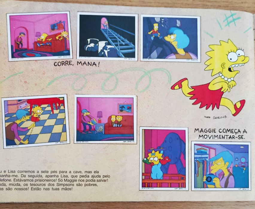 Caderneta de cromos Os Simpsons - PANINI