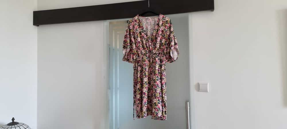 L/40 Orsay - sukienka mini w kwiatki