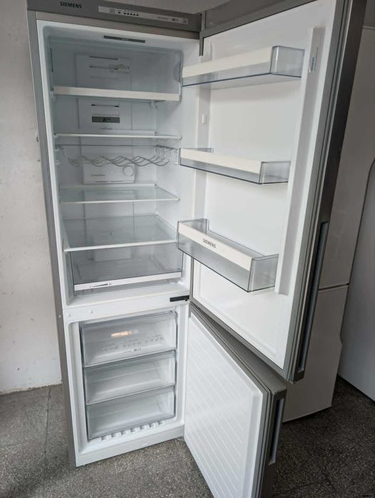 Lodówka Siemens | Srebrna | Inox | 185cm wys 60cm szer | A++ | NO FROST | Niemiecka | GWARANCJA