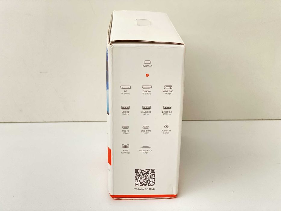 Dock USB-C CableTime 16 portów + miejsce na dysk SSD NVMe/NGFF