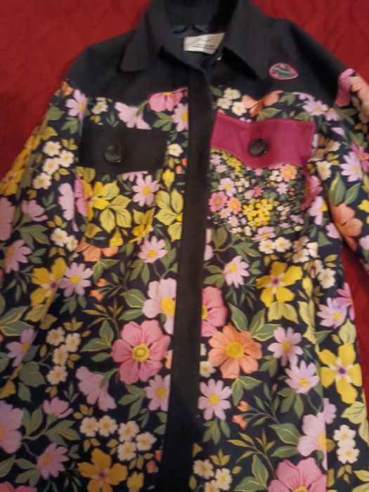 Kurtka koszulowa naoko kwiaty