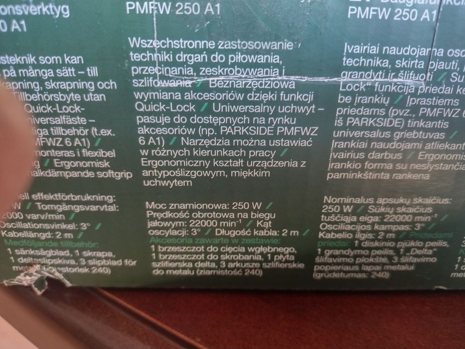 Parkside urządzenie wielofunkcyjne