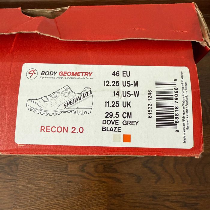 MTB велосипедні туфлі Specialized Recon 2.0 (Розмір 46)