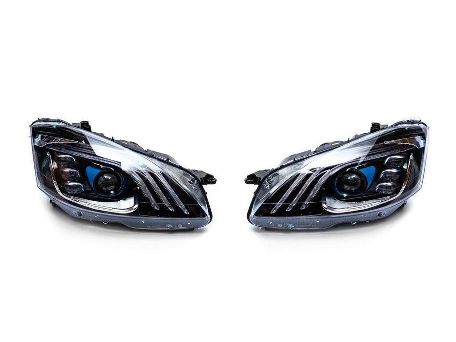 Mercedes W221 Рестайлінг фари (дизайн W222)