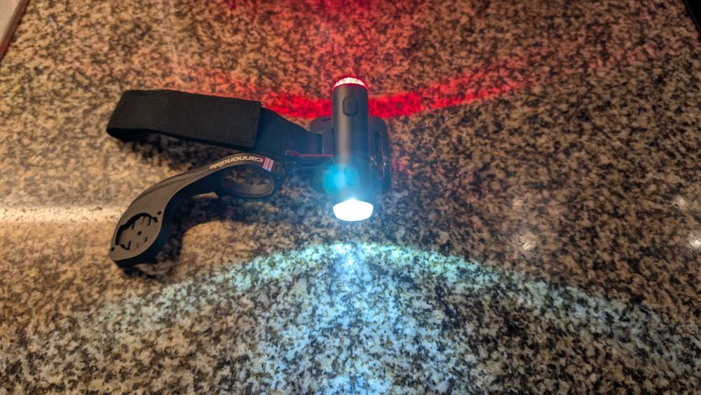 Lanterna dupla para capacete ENLEE