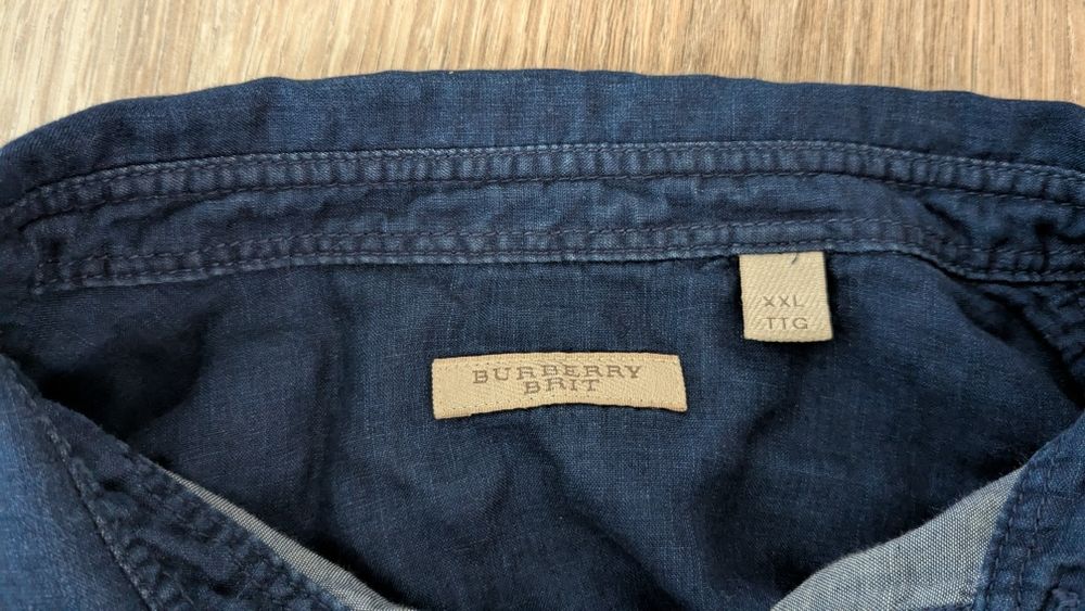 Рубашка Burberry brit синяя