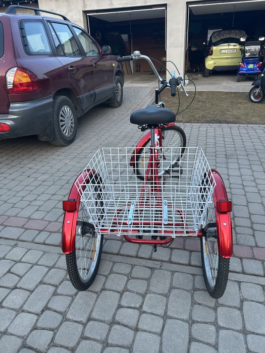 Rower 3 kołowy NOWY z koszykiem