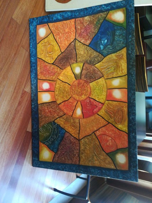 Quadros pintados - coloridos