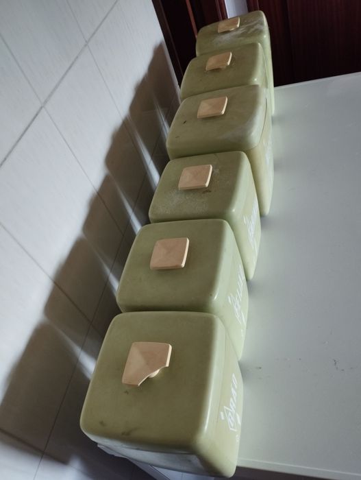 Conjunto "latas" Mercearia Antiga