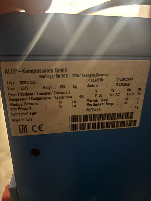 Kompresor śrubowy SCK3 200