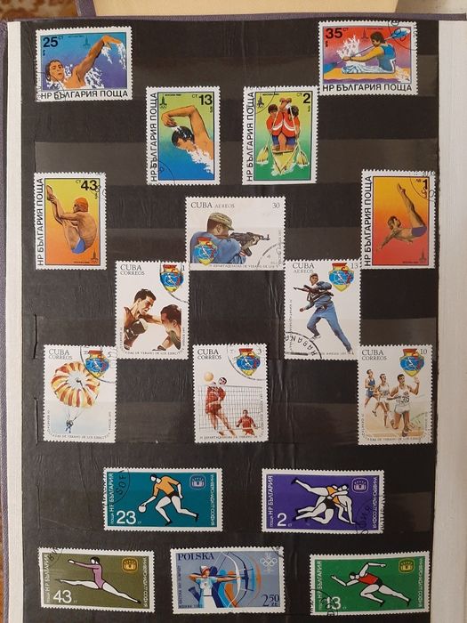 Альбом з марками (спорт)