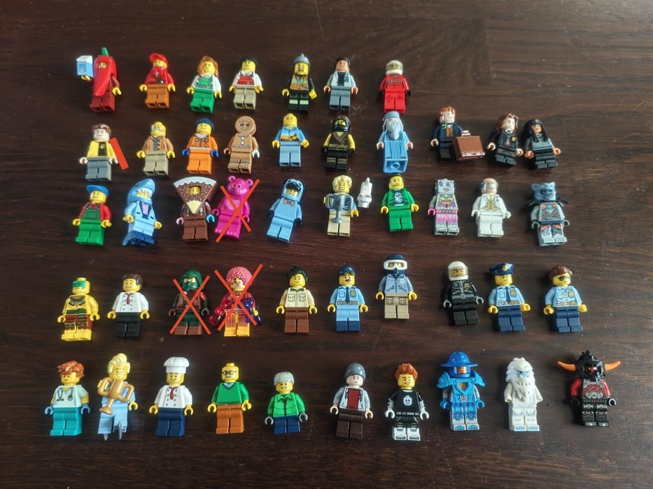 Оригинальные Lego фигурки / Оригинальные Lego  животные и еда