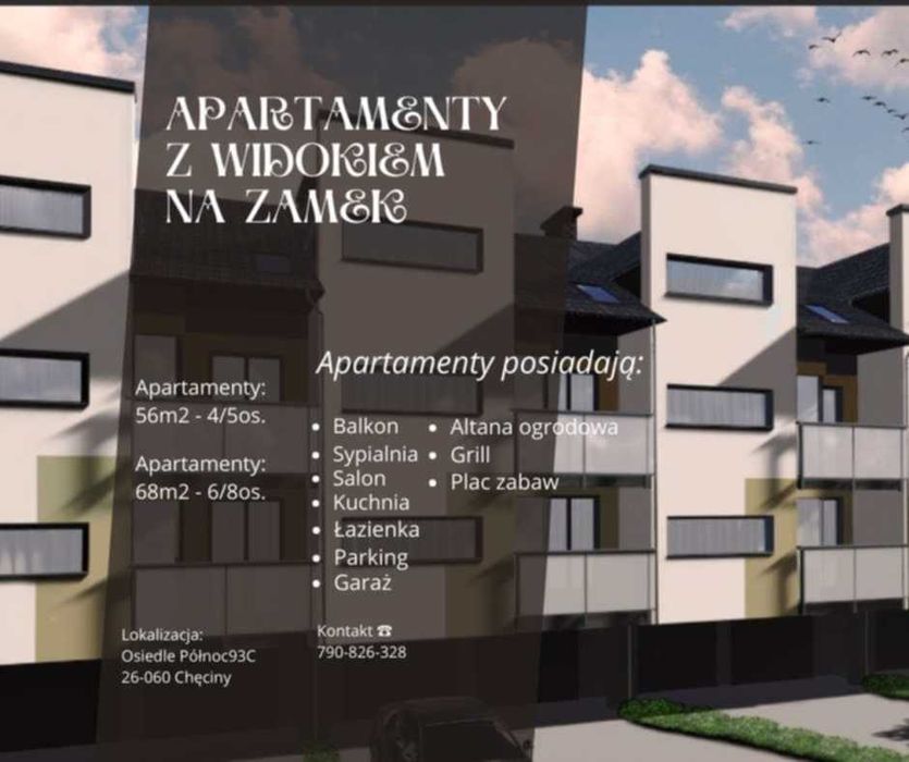 Noclegi, Wynajem Apartamentów, Wynajem pokoi Chęciny, Targi Kielce