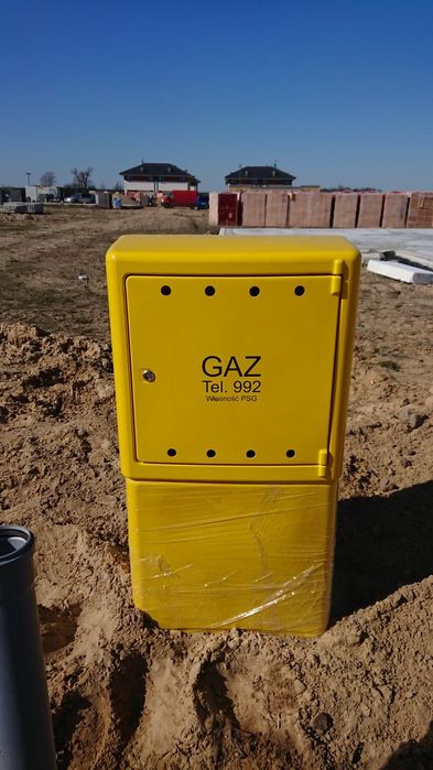 Instalacje gazowe wewnętrzne przyłącza przeniesienie skrzynki gazowej