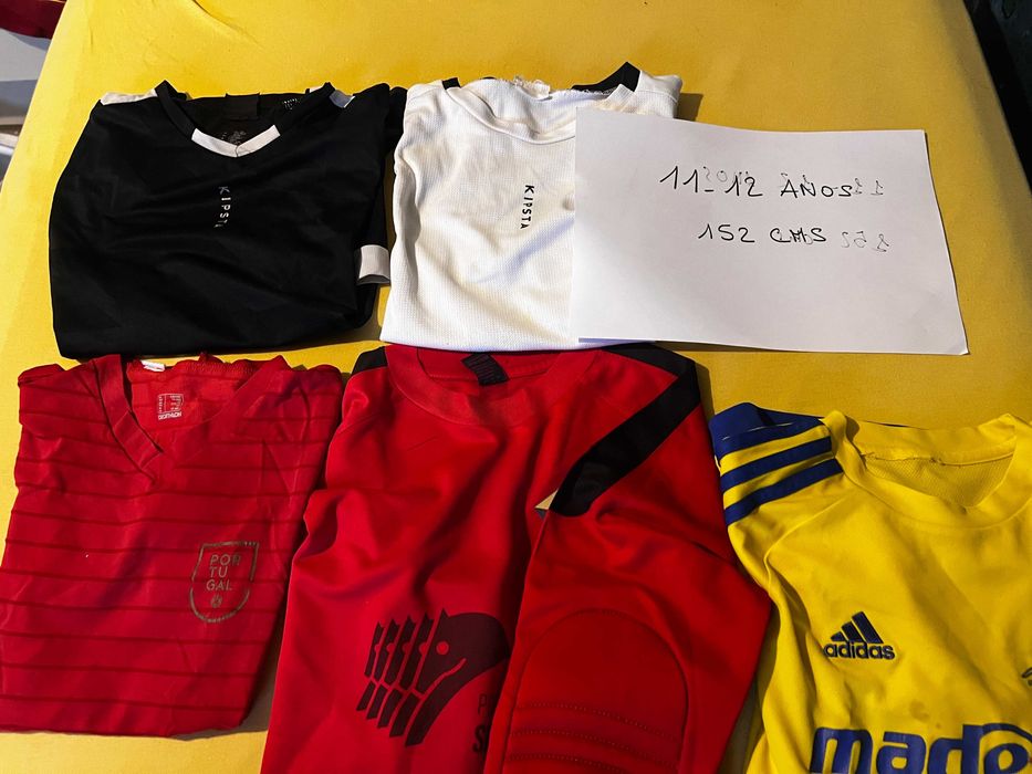 lote de roupas futebol