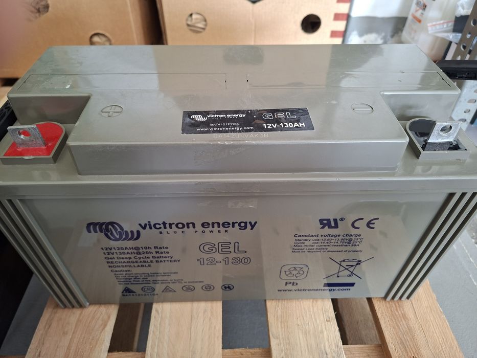 Akumulator Victron 12V 130Ah GEL kamper ruter alarm UPS kocioł