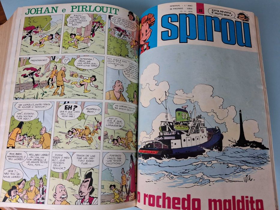 SPIROU - Completo Nº 1 a 32 - Revista semanal de Vasco Granja / Bertrand (1979)