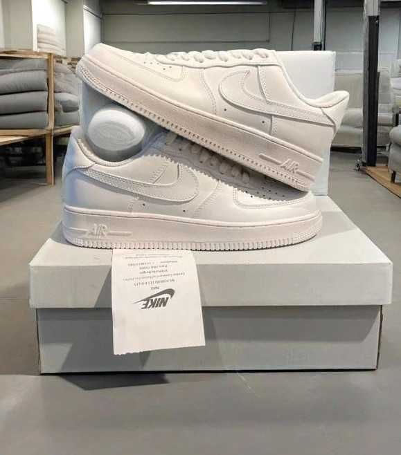 Nike Air Force 1 One All White 38