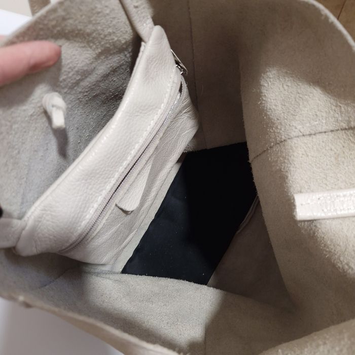 Шкіряний шопер жіночій на плече Італія