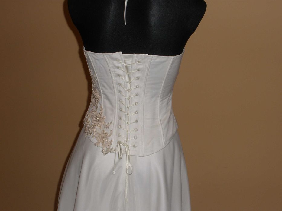 sukienka ślubna gorset + spódnica