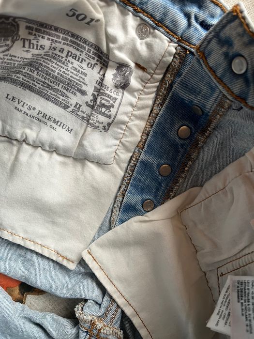 Oryginalne spodenki Levis 501 W27 bardzo dobry stan