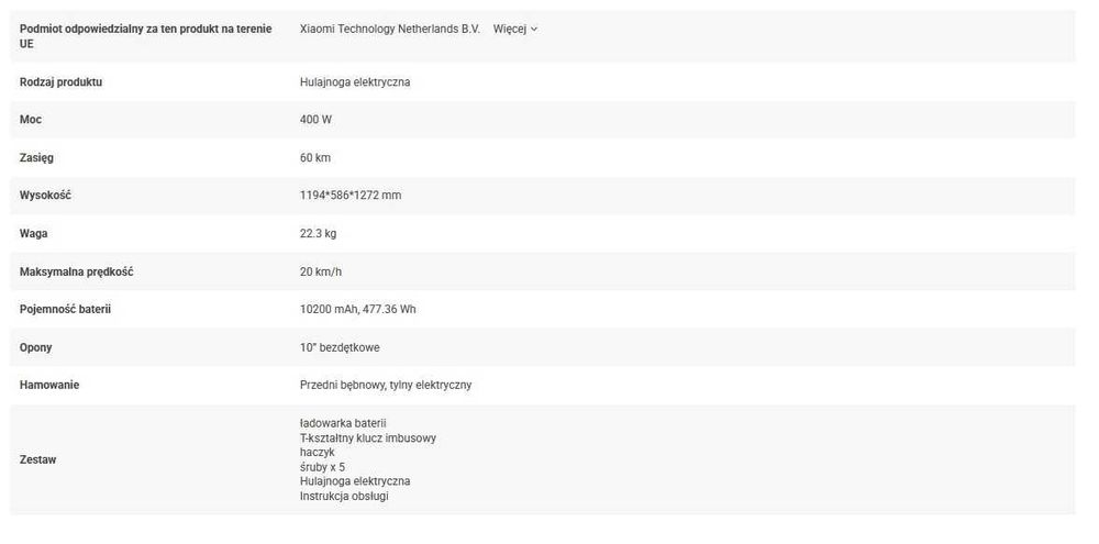Xiaomi Electric Scooter 5 Max 10" 400W 60km