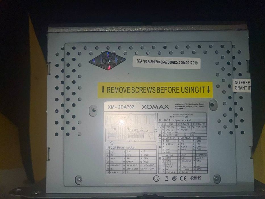 CD Авто-Магнитола XOMAX XM-2DA702