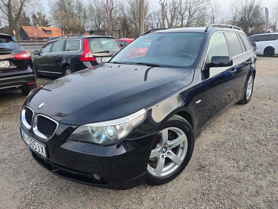 BMW Seria 5 3.0D 218 KM Automat Xenon Skóry Fotele Komforty 2xKoła Zadbana ! ! !