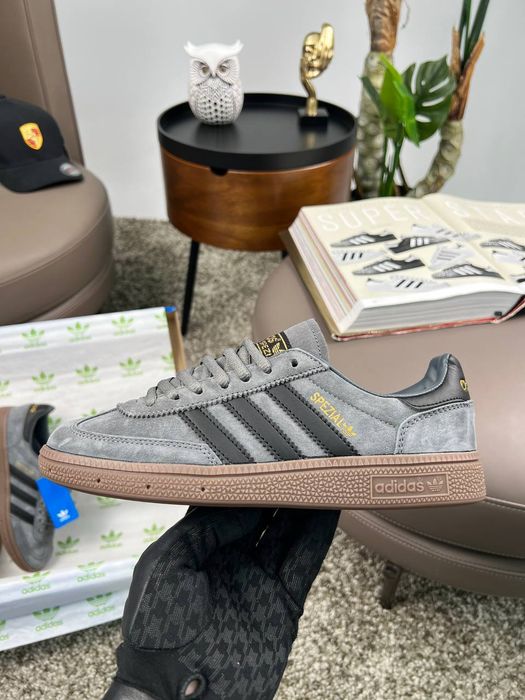 Кросівки Кроссовки Adidas Spezial Grey Black Серый Сірий Кросовки демісезон