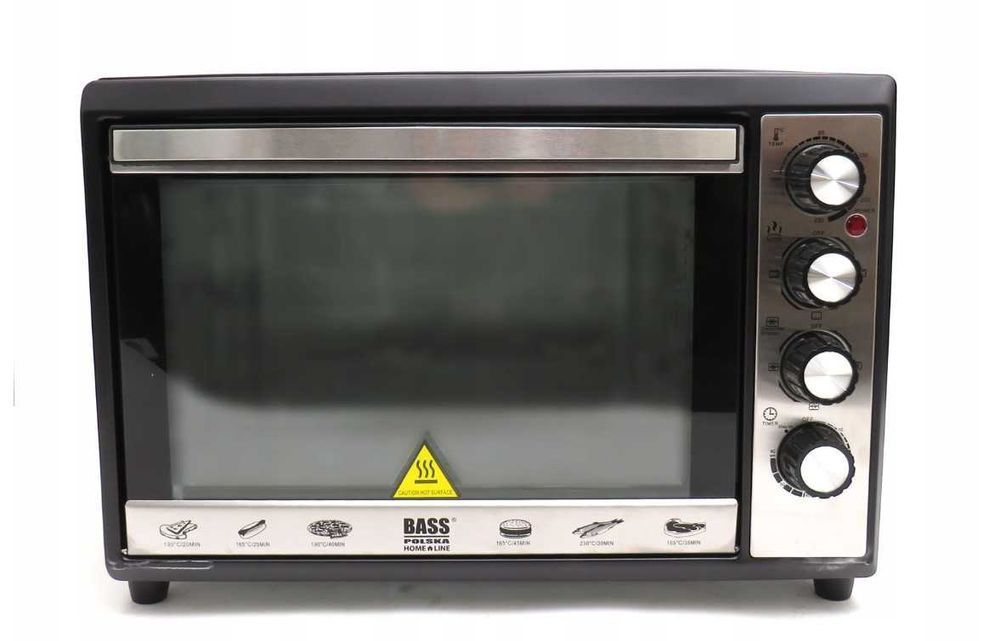 Polski PIEKARNIK 4w1 Elektryczny 48 L Termoobieg Rożno Grill SUSZARKA