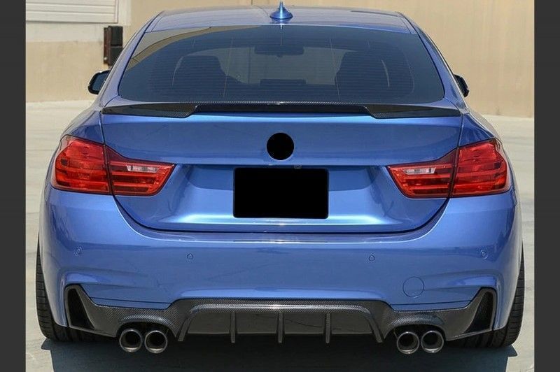 Difusor Bmw Série 4 F32 F33 F36 (2013 a 2019) Pintura de Carbono