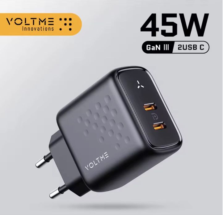 Блок живлення Voltme 45W GaN (переможець CES2025)
