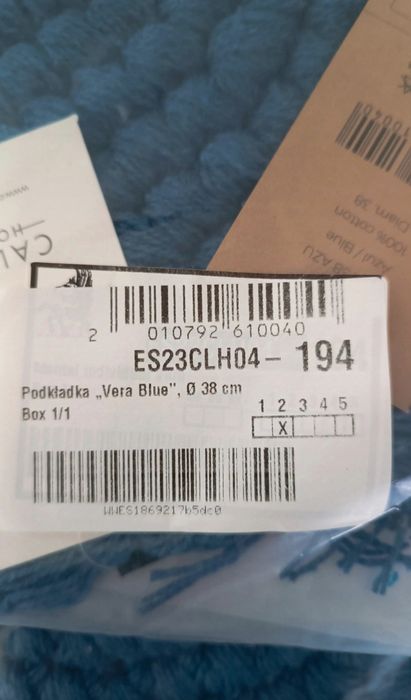 Serwetka,  podkładka Vera Blue marki Calma House