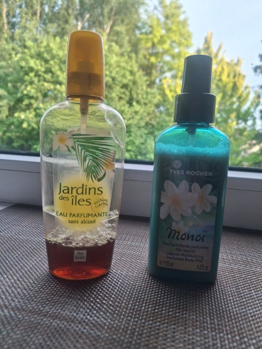 Zestaw Yves Rocher Monoi Tahiti Woda perfumowana mgiełka   Monoi Lagoo