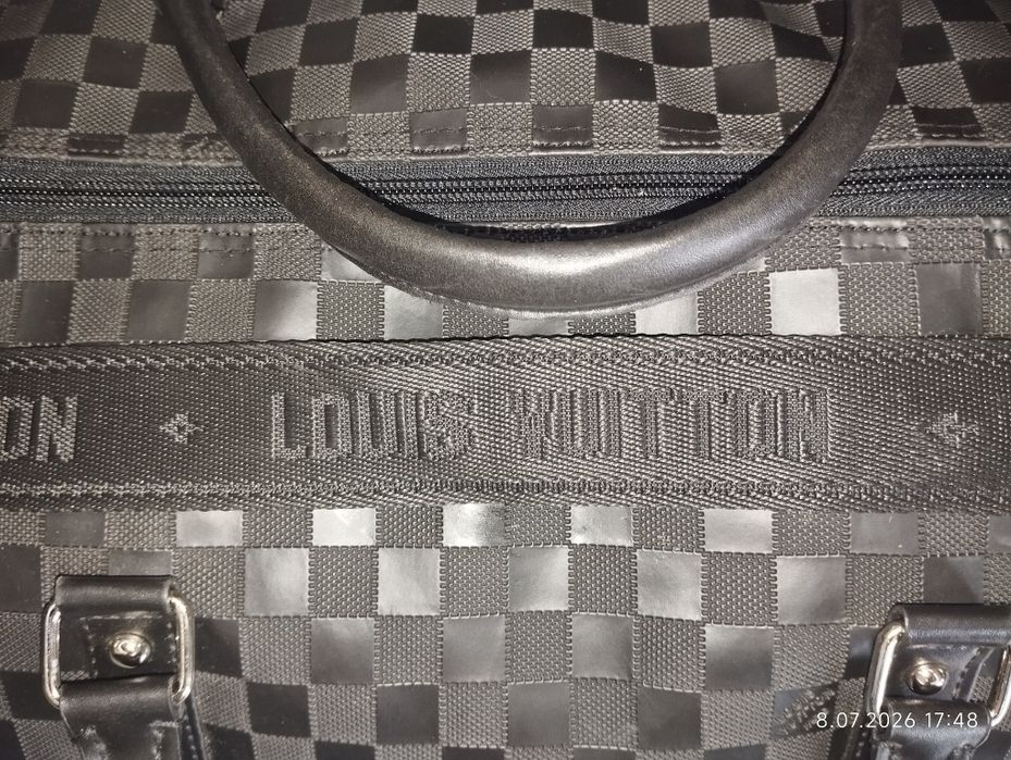 Torba podróżna,treningowa piękna Louis Vuitton skórzana