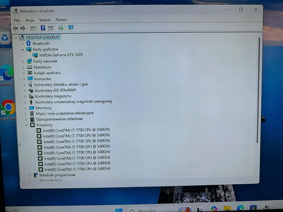 Komputer do gier Asus G11CD GTX1070 8GB i7 SSD