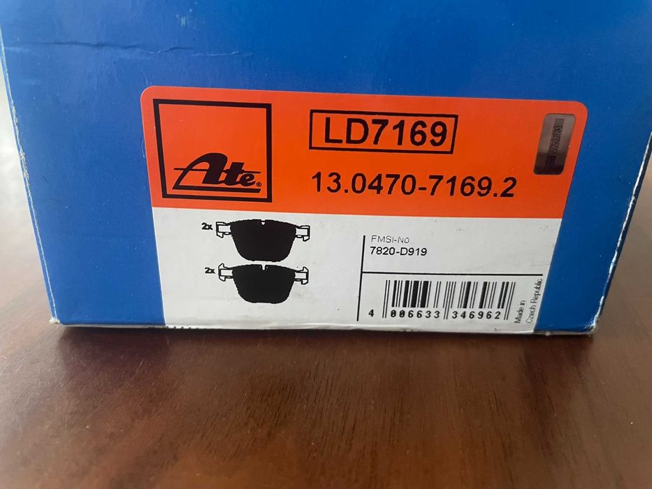 К-кт колодок задних керамика ATE для BMW