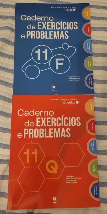 Cadernos de Exercícios de Física-Química 11º.