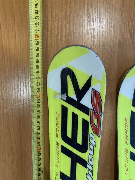 Narty Fischer RC4 Worldcup 160cm FIS + wiązania + pokrowiec