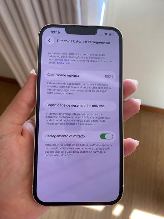 Iphone 13 rosa IMPECÁVEL - 128Gb, bateria 99%