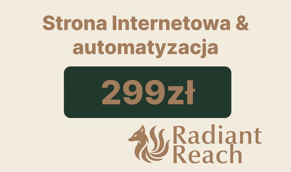 Stona internetowa & automatyzacja