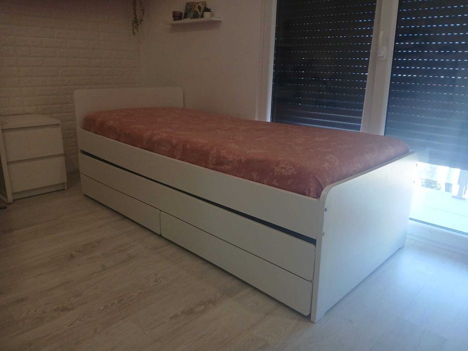 Cama dupla SLAKT Ikea