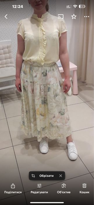 Довга юбка H&M розмір М