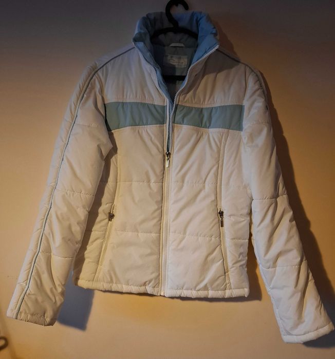 Blusão Acolchoado Rona Azul e Branco T/XL