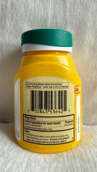 Bayer aspiryna oryginalna z USA