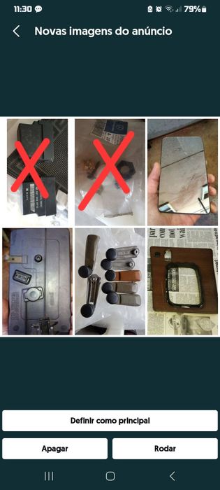 Material mercedes 190 w201/Peugeot 206 manete piscas