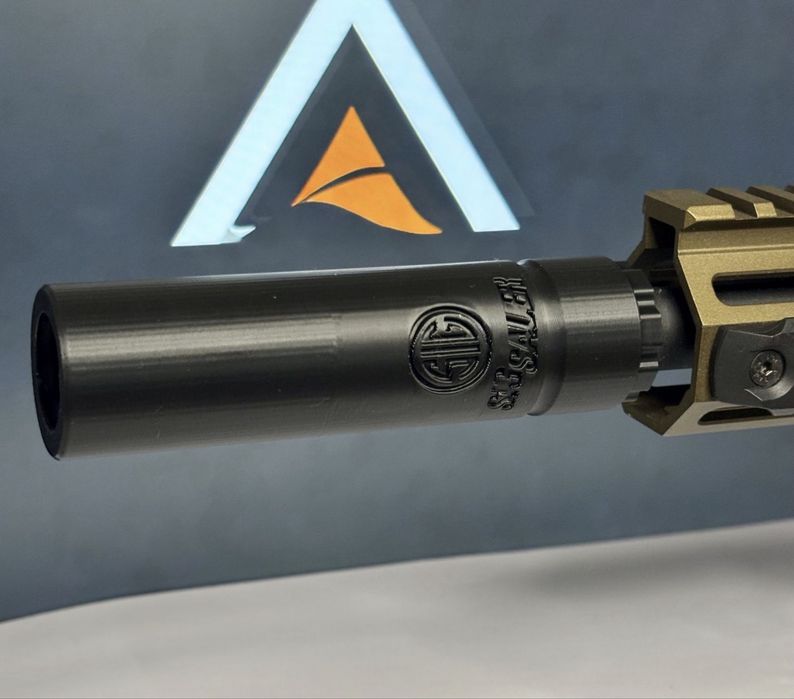 Δ-MS01 — Kit com slienciador, flash hider e capa exterior 3 configurações de uso